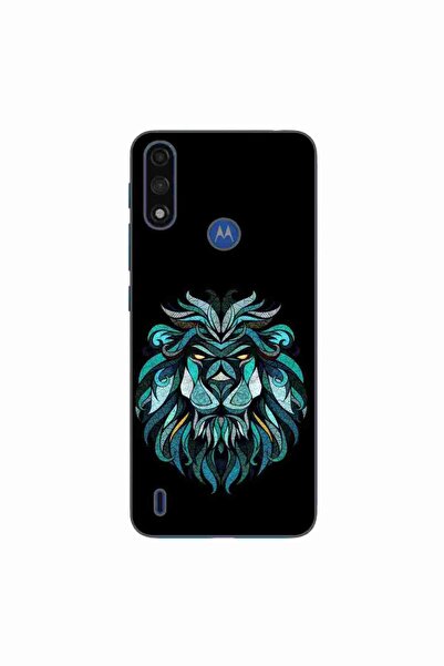 OEM Калъф, съвместим с Motorola Moto E7 Power, силиконов гел TPU, с абстракте...