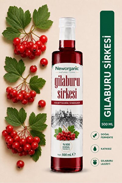 New Organic Geleneksel Gilaburu Meyve Sirkesi 500ml || Katkısız ve Koruyucusuz