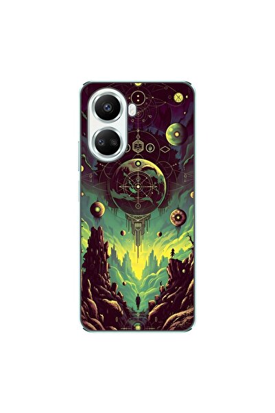 OEM Husa compatibila cu Huawei Nova 10 SE Silicon Gel Tpu Model Mystical Planet