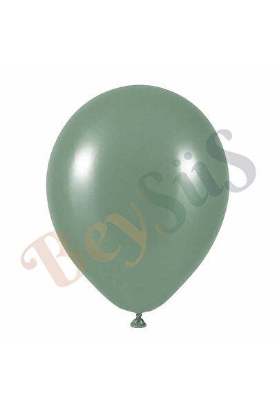 BeySüS Eucalyptus Color Latex Retro Balloon (60 cm) - 1 Piece
