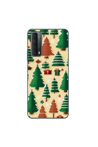 OEM Husa compatibila cu Huawei P Smart 2021 Silicon Gel Tpu Model Pixel Art C...