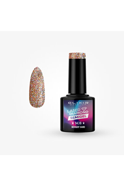 Elixir LASER DIAMOND SEMI GEL (ΗΜΙΜΟΝΙΜΟ BΕΡΝΙΚΙ) - 1437 SUNSTRUCK Gold-coloR...