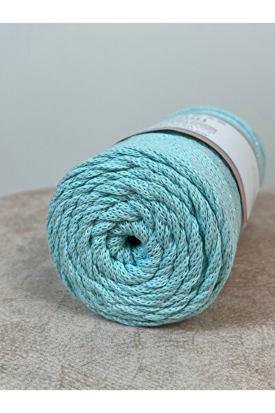 rüya hobi Simli Cotton Makrome %85 Cotton/Pamuk Çanta-Supla-Runner-Paspas İpliği