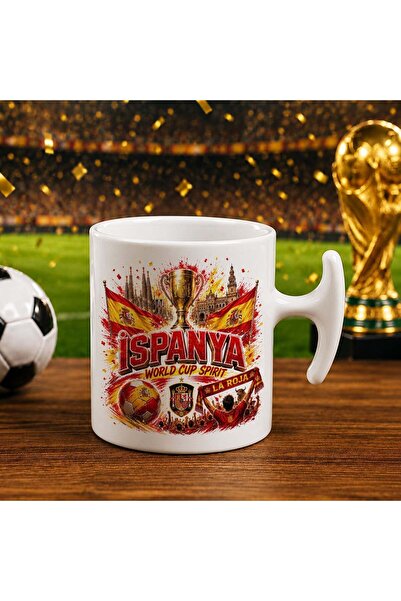 Bk Gift Spain Fan Themed World Football Cup Designed Hammer Trophy Cup