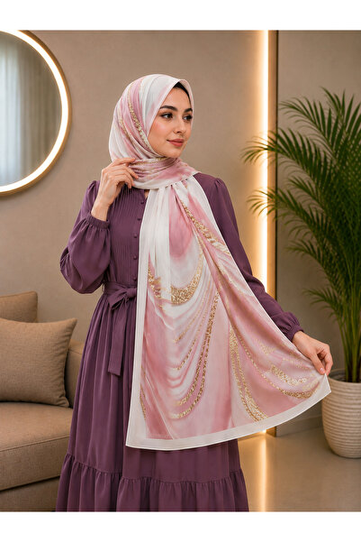 4seasons scarf طرحة كريب شيفون