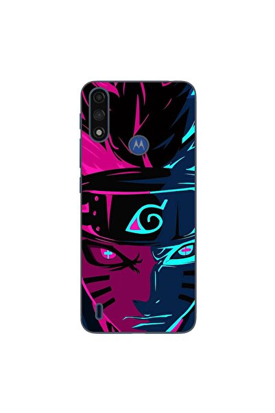OEM Калъф, съвместим с Motorola Moto E7 Power, силиконов гел TPU, с шарка Нар...