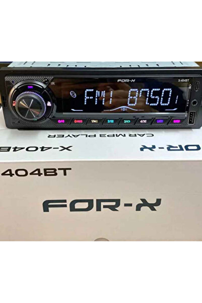 For-X X-404BT-USB-BLUETOOTH-RENK DEĞİŞTİRME-TELEFON ŞARZ-APP KONTROL-4X60W MA...