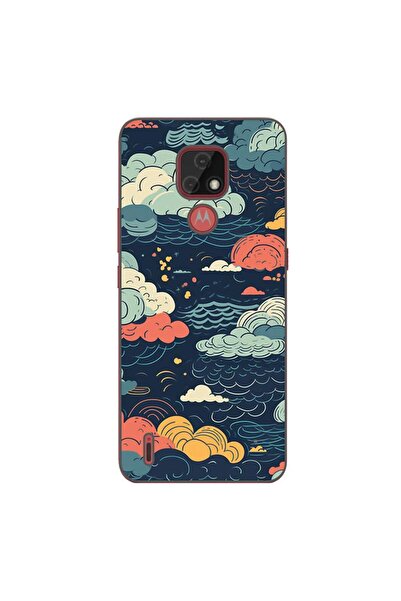 OEM Husa compatibila cu Motorola Moto E7 Silicon Gel Tpu Model Mystic Night Sky