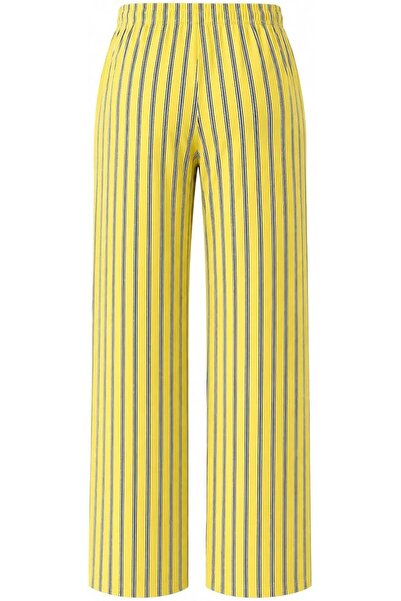CHEVALIER FASHION Women’s Striped Wide Leg Pants – Yellow