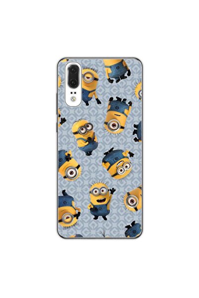 OEM Husa compatibila cu Huawei P20 Silicon Gel Tpu Model Pattern Minioni