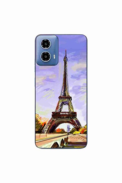 OEM Husa compatibila cu Motorola Moto G34 Silicon Gel Tpu Model Desen Turnul ...