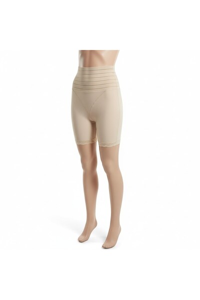 Lüx Wood Wood Ve Erşah 464 High Waist Corset Pop-Up Shorts Hip Shaper Tummy T...