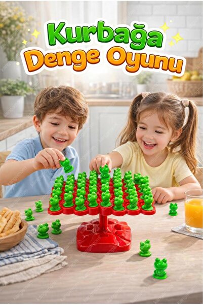 NeUygun Frog Kurbağa Denge Oyunu - Eğitici ve Öğretici 2 Kişilik Eğlenceli Oyun