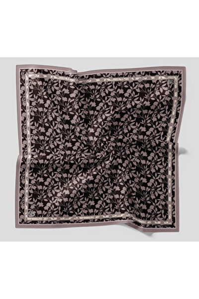 Levidor Crystal Scarf Ivy Pattern Purple