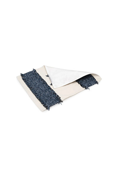 Midas Furniture VELVET AND JACQUARD PLACEMAT 40X30XCM WHITE