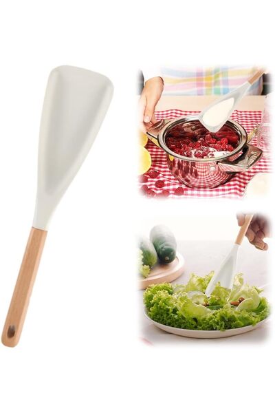 Arabest 2-in-1 Silicone Spatula Spoon, Heat-Resistant Nonstick-Safe Kitchen T...