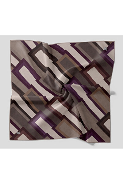 Levidor Crystal Scarf Deep Square Purple Powder