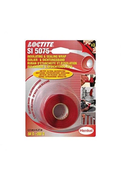 LOCTİTE Self-Adhesive Silicone Rubber Tape SI 5075, 2.5cm x 4.27m