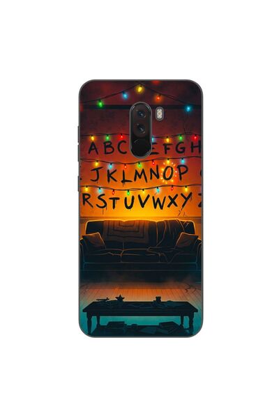 OEM Case compatible with Xiaomi Pocophone F1 Silicon Gel Tpu Model Stranger T...