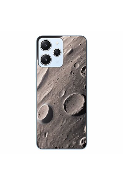 OEM Husa compatibila cu Xiaomi Redmi 12 4G Silicon Gel Tpu Model Moon Surface