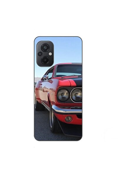 OEM Husa compatibila cu Xiaomi Poco M5 Silicon Gel Tpu Model Red Muscle Car