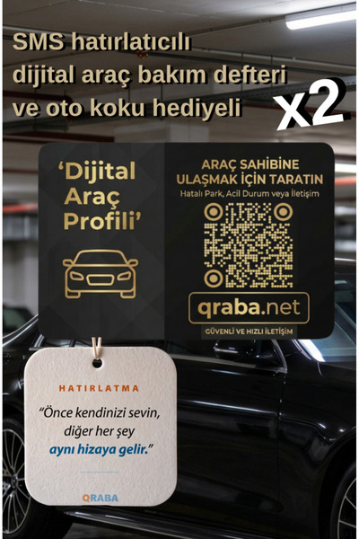 QRABA OTOQR GOLDEN BLACK TELEFON GÖSTERMEYEBİLEN NUMARATÖRLÜ UYGULAMASIZ RENK...