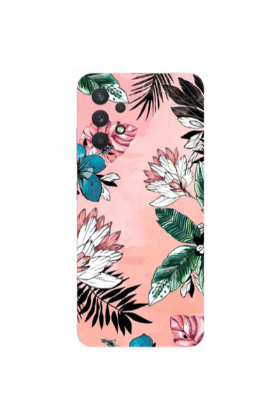 Other Samsung A32 4G Tropical flowers Transparent Silicone TPU Θήκη
