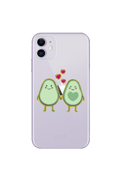 Other Apple iPhone 11 Avocados Transparent Silicone TPU Θήκη
