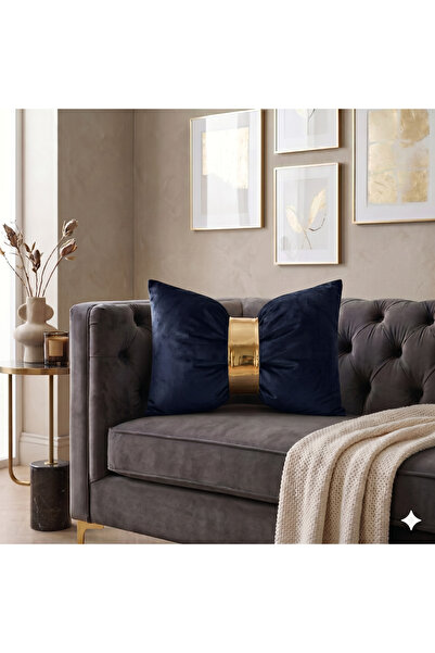 baladı home ev tekstil home collection غطاء وسادة مخملي بتصميم خاص على شكل في...