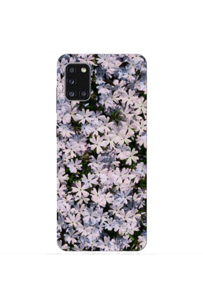 Other Samsung A31 Flowers white Transparent Silicone TPU Θήκη