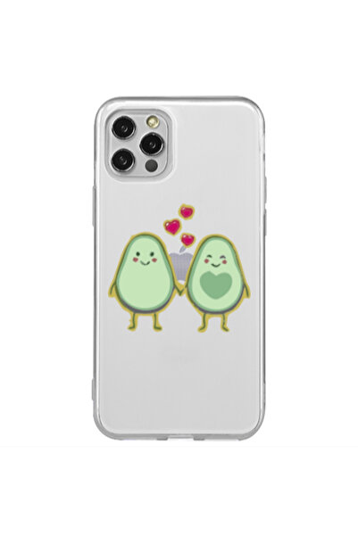 Other Apple iPhone 12 Pro Avocados Transparent Silicone TPU Θήκη