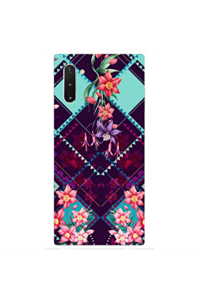 Other Samsung Note 10 Plus Checkered flowers Transparent Silicone TPU Θήκη