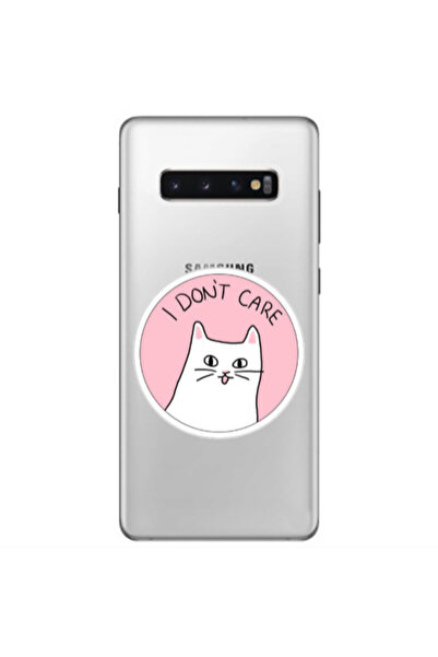 Other Samsung S10 Plus I dont Care Transparent Silicone TPU Θήκη
