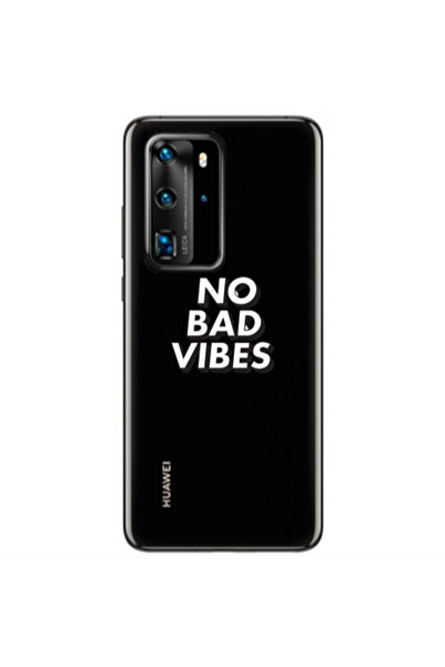 Other Huawei P40 Pro No bad vibes Transparent Silicone TPU Θήκη