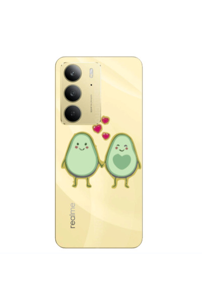 Other Realme C 75 Avocados Transparent Silicone TPU Θήκη