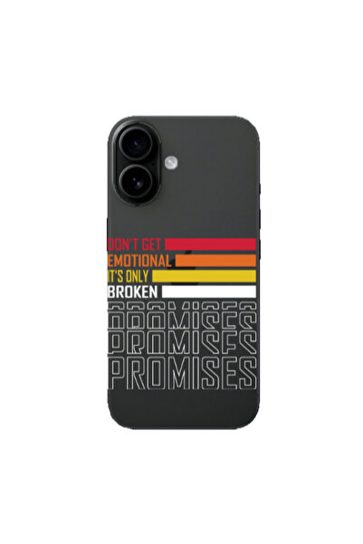 Other Apple Iphone 16 plus Dont Get Emotional Transparent Silicone TPU Θήκη