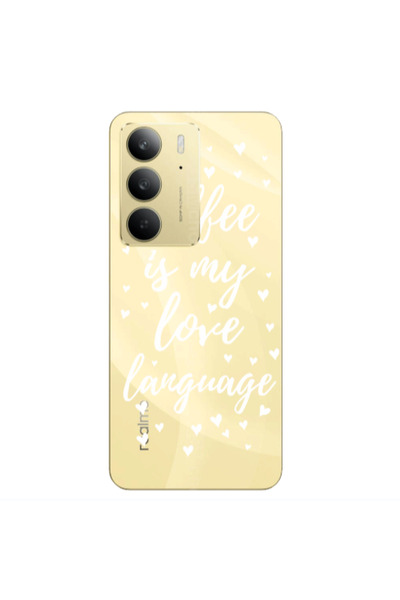 Other Realme C 75 Coffe is my love language Transparent Silicone TPU Θήκη