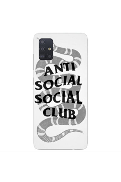 Other Samsung A51 Social club Transparent Silicone TPU Θήκη