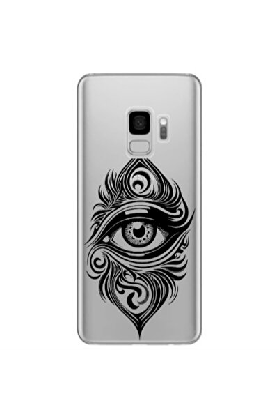 Other Samsung S9 Plus Eye patterned drawing Transparent Silicone TPU Θήκη