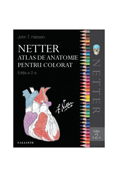 Editura Callisto Netter Atlas de anatomie pentru colorat