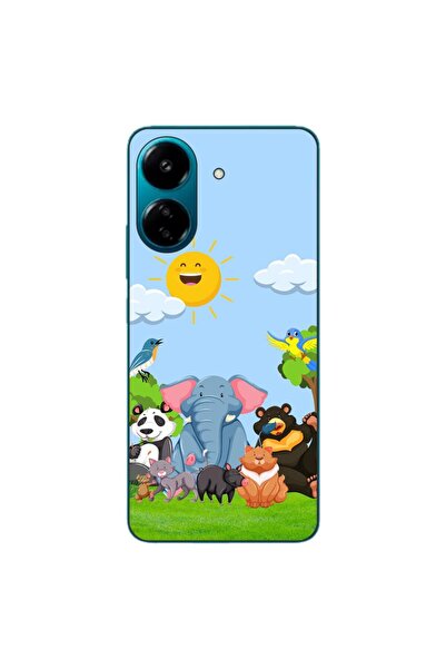 OEM Калъф, съвместим с Xiaomi Redmi 13C 4G, силиконов гел TPU, с десен  "Прия...