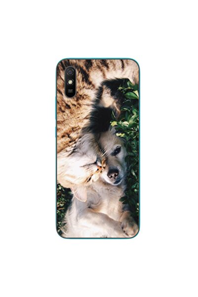 OEM Husa compatibila cu Xiaomi Redmi 9A Silicon Gel Tpu Model Caine si Pisica