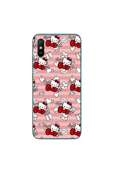 OEM Husa compatibila cu Xiaomi Redmi 9A Silicon Gel Tpu Model Hello Kitty Roz...