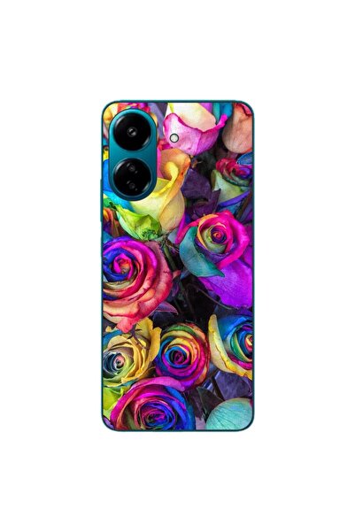 OEM Husa compatibila cu Xiaomi Redmi 13C 4G Silicon Gel Tpu Model Trandafiri ...
