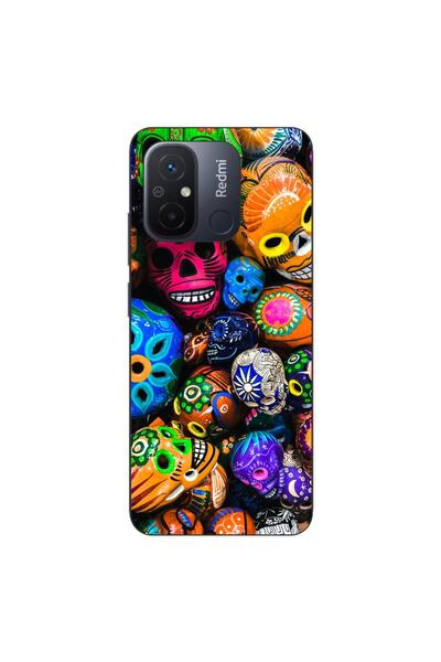 OEM Θήκη συμβατή με Xiaomi Redmi 12C Σιλικόνης Gel TPU με σχέδιο Πολύχρωμα Κρ...
