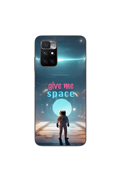 OEM Case compatible with Xiaomi Redmi 10 Silicone Gel Tpu Model Give Me Space
