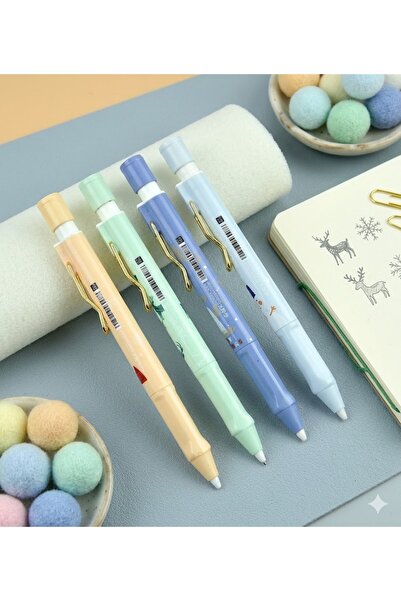 Mikro Elite Pastel Koleksiyonu: Premium Versatil Kalem Seti (4'lü) - Ergonomi...