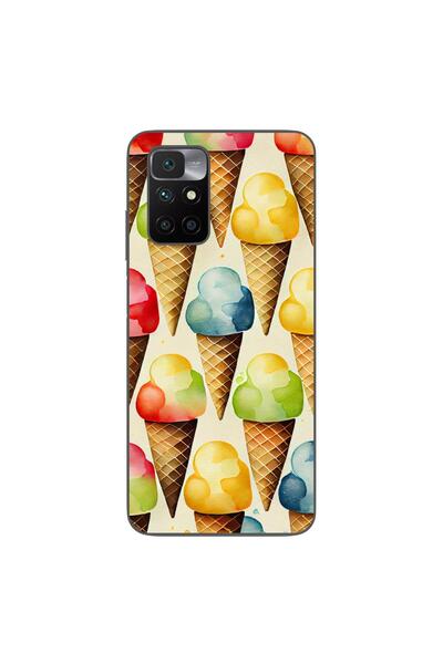 OEM Husa compatibila cu Xiaomi Redmi 10 Silicon Gel Tpu Model Icecream Pattern