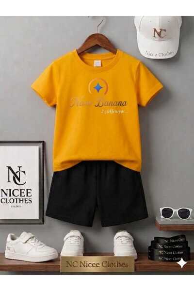 NC Nicee Clothes ΚΑΛΟΚΑΙΡΙΝΟ ΠΑΙΔΙΚΟ ΜΠΛΟΥΖΑΚΙ ΚΑΙ ΣΟΡΤΣ UNISEX (ΜΕ ΣΤΑΜΠΑ ΝΑ...