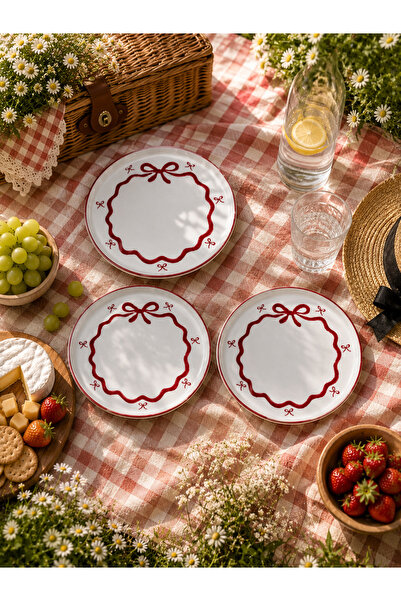 Yasvera Ceramics 6’lı pasta tabağı
